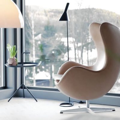 Egg Chair com ottoman