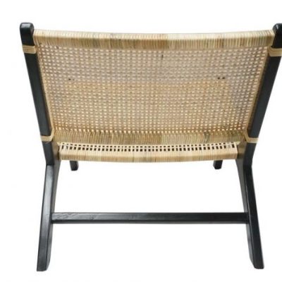 Poltrona rattan black - Image 3
