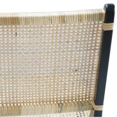 Poltrona rattan black - Image 4