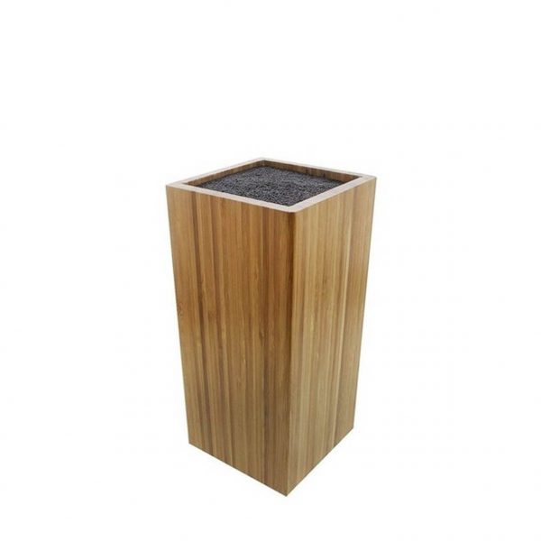 suporte facas bambu