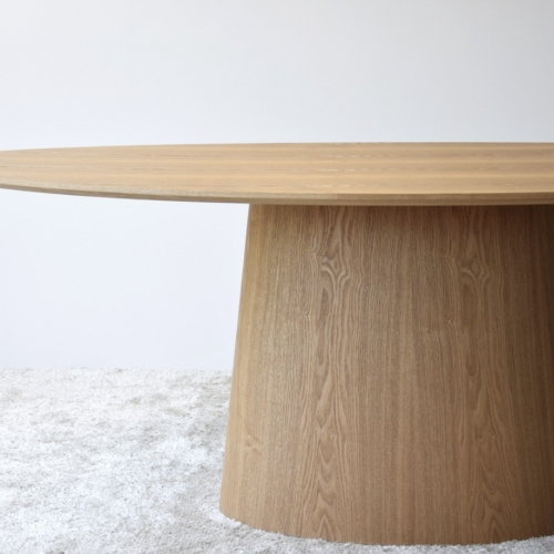 mesa oval em carvalho - Image 3