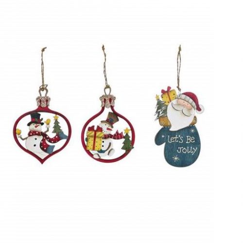 conjunto 3 pendentes natal II