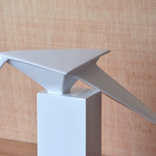 PÁSSARO DE ORIGAMI CERÂMICO