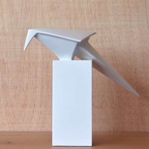 PÁSSARO DE ORIGAMI CERÂMICO