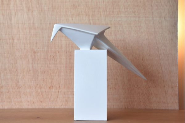 PÁSSARO DE ORIGAMI CERÂMICO