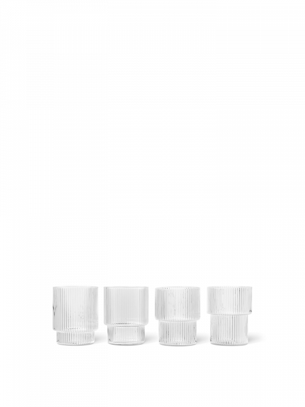 Ripple Glasses (Set of 4) - ferm living