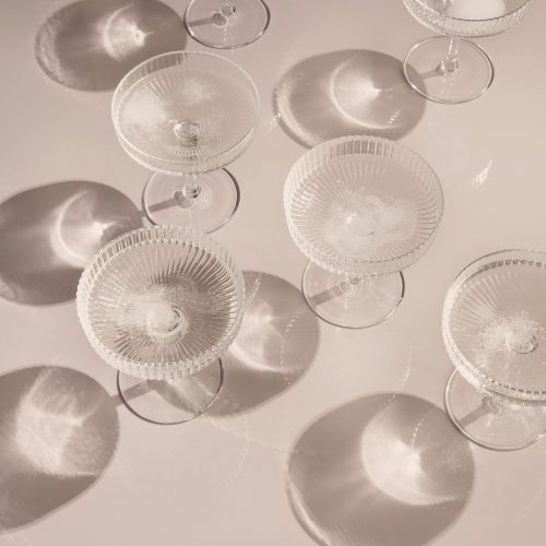Ripple Champagne Saucers (set of 2) - ferm living - Image 7