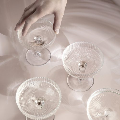 Ripple Champagne Saucers (set of 2) - ferm living - Image 5