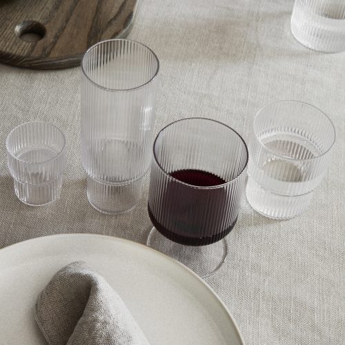 Ripple Small Glasses (Set of 4) - FERM LIVING