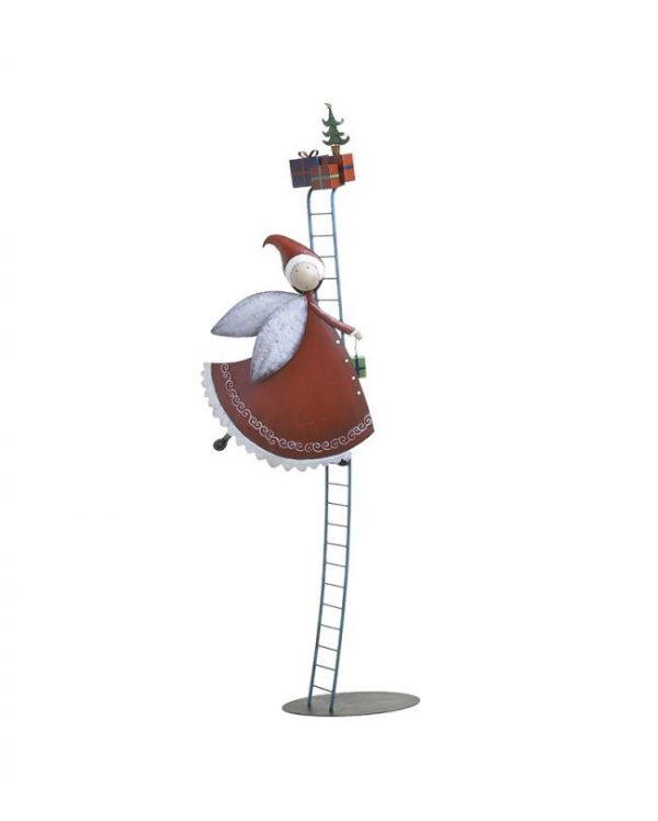 anjo na escada metal