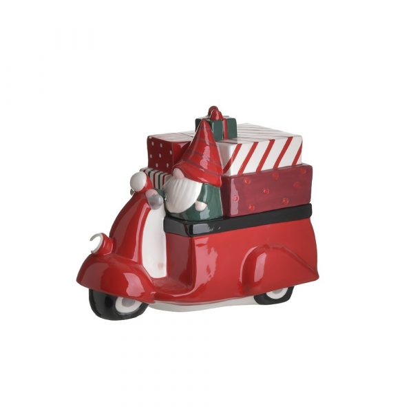 ceramic cookie jar scooter