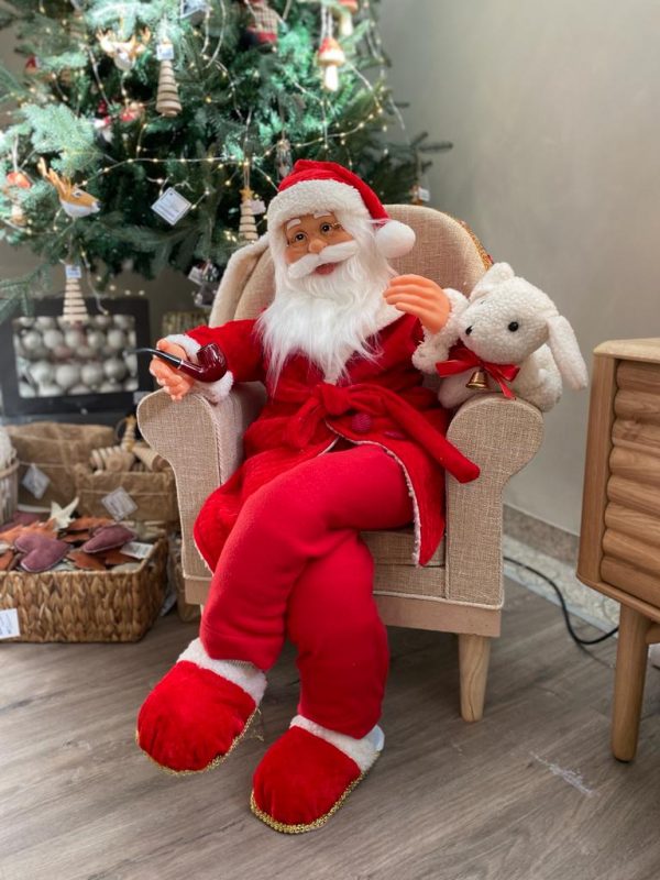 Pai Natal com sofá