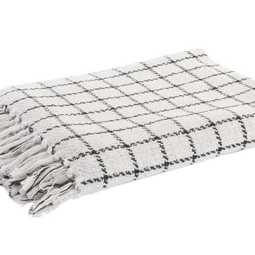 manta plaid bw