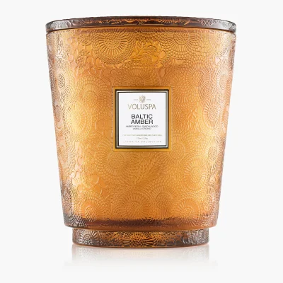 Baltic Amber 5 Wick Hearth Candle - VOLUSPA - Image 3