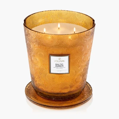 Baltic Amber 5 Wick Hearth Candle - VOLUSPA - Image 4