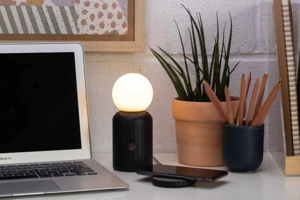 Wireless Lamp & Charger – Black