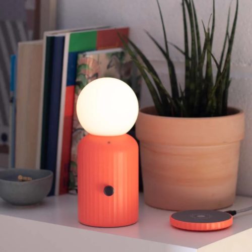 Wireless Lamp & Charger – Coral