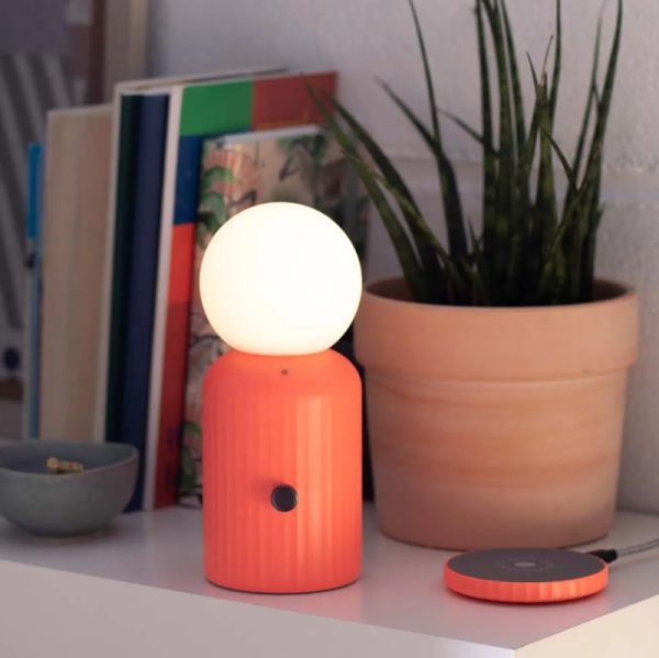 Wireless Lamp & Charger – Coral