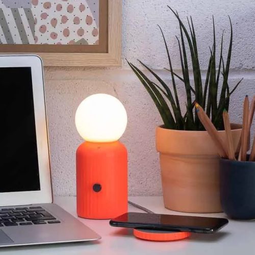 Wireless Lamp & Charger – Coral - Image 6
