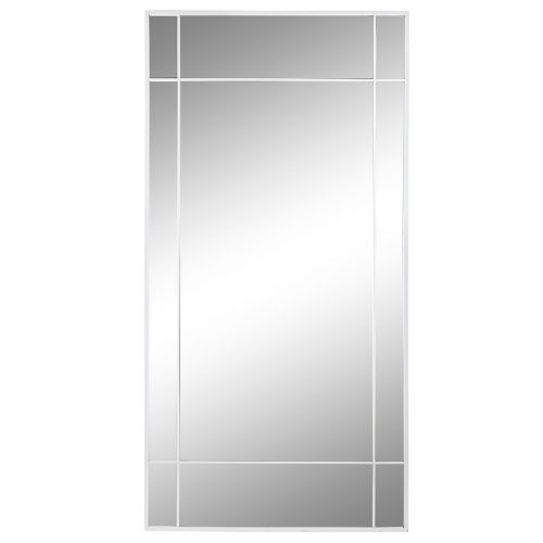 espelho metal branco