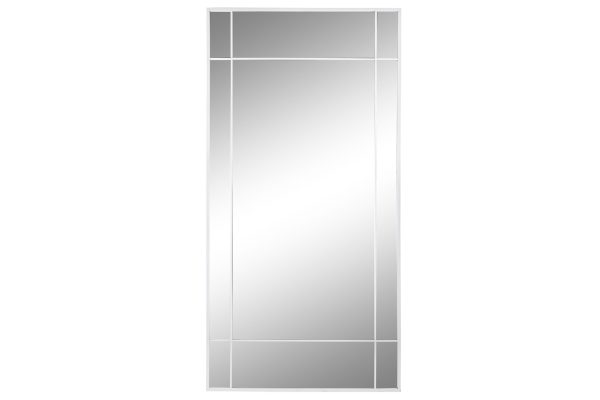 espelho metal branco