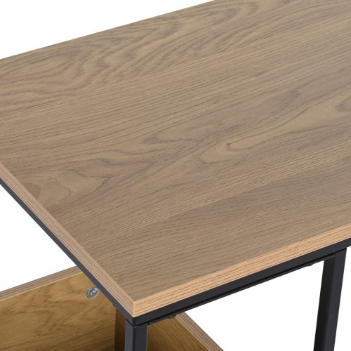 Mesa Auxiliar Metal Natural