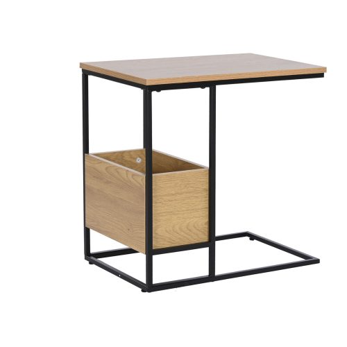 Mesa Auxiliar Metal Natural