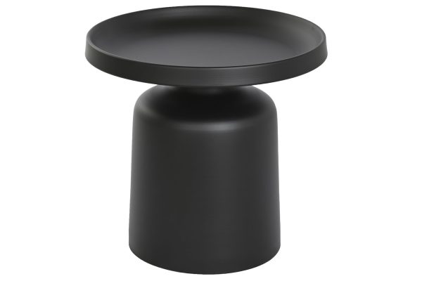 mesa auxiliar black metal