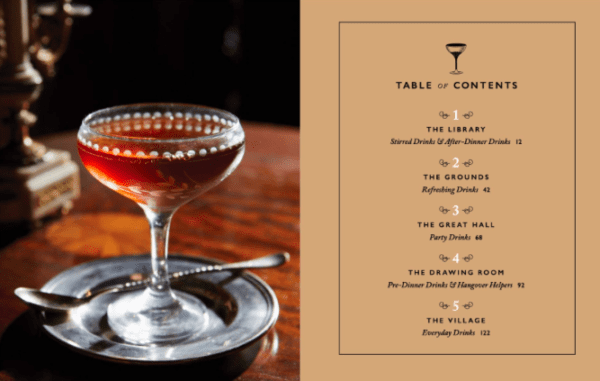 Livro The Official Downton Abbey Cocktail Book