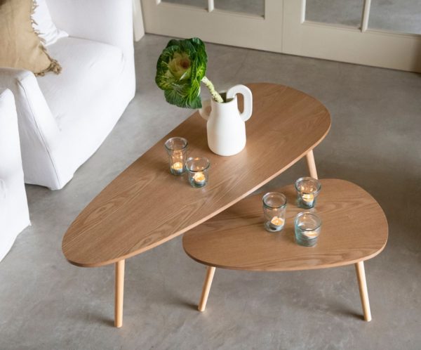 mesa centro wood set