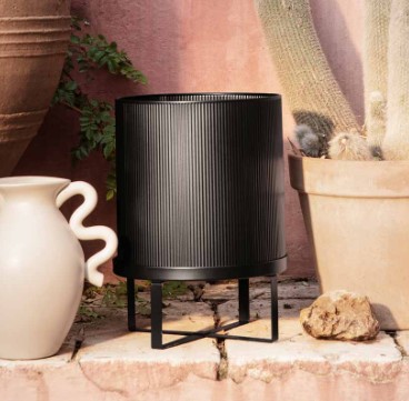 BAU pot Small BLACK - ferm living