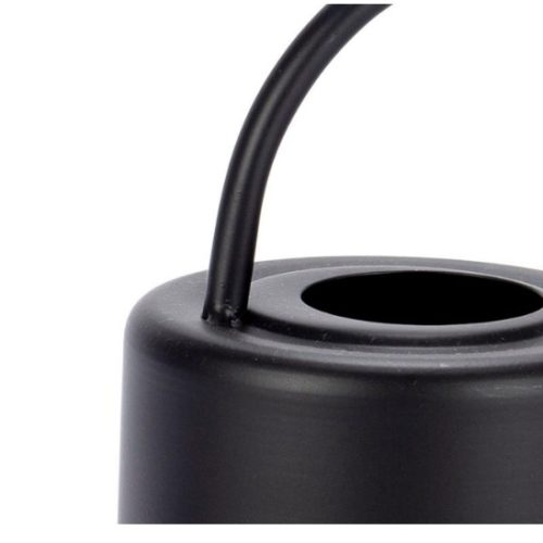 Regador metal preto