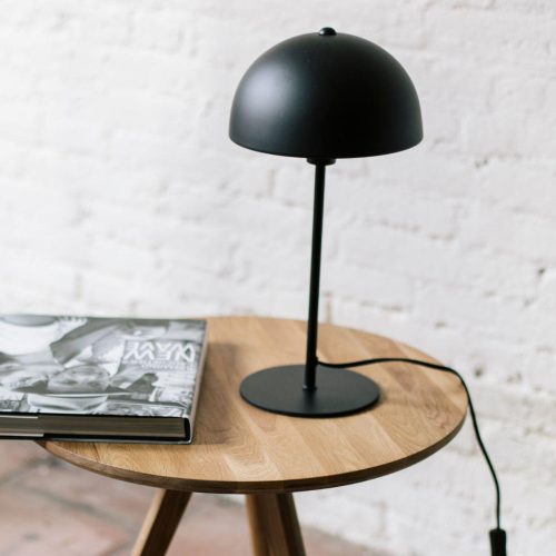 Candeeiro black round