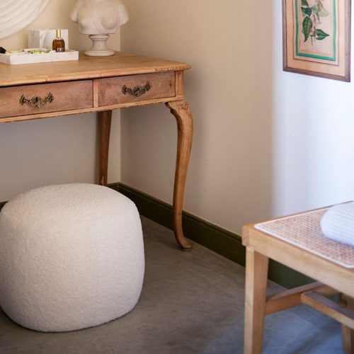 puff BOUCLÉ branco - Image 3