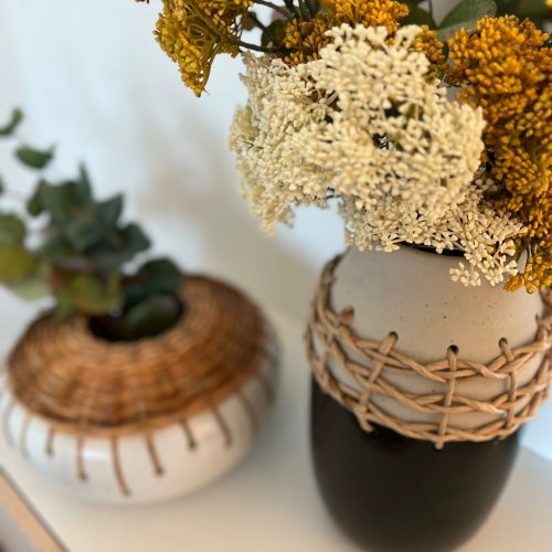 Janie Vase, Black - Image 3