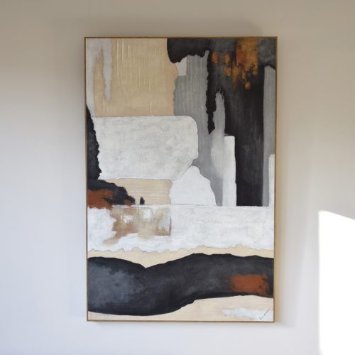 Quadro abstrato azuis