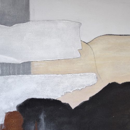 Quadro abstrato azuis II