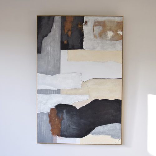 Quadro abstrato azuis II