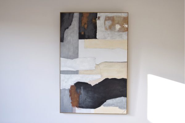Quadro abstrato azuis II