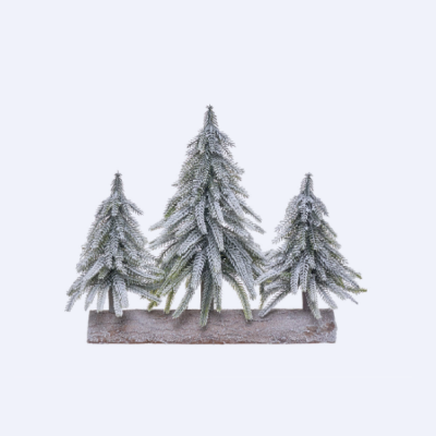 Conjunto 3 árvores neve GRANDE