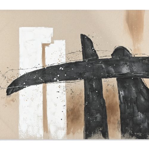 QUADRO TECIDO ABSTRATO