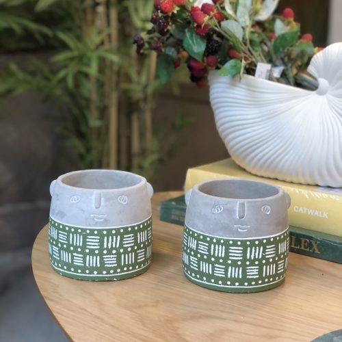 VASO FACE GREEN