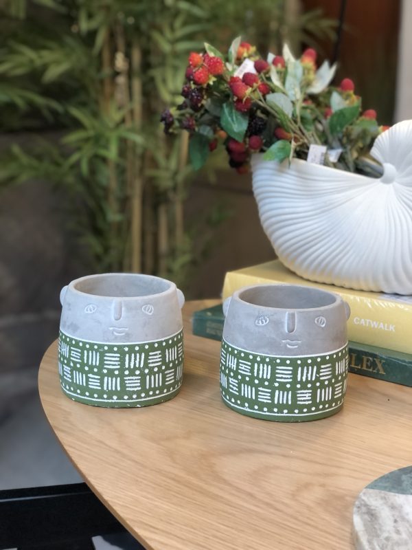 VASO FACE GREEN
