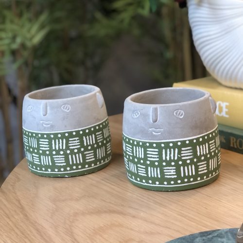 VASO FACE GREEN