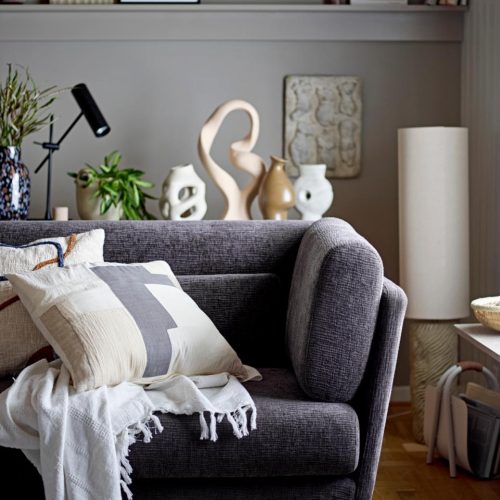 Maje Cushion, Nature, Cotton - Image 4