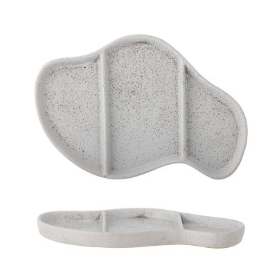 bandeja Abenna Grey Stoneware