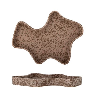 BANDEJA Lakey Brown, Stoneware