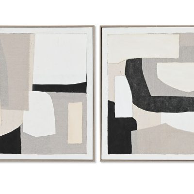 QUADRO abstrato cinzas II