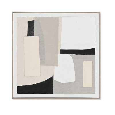 QUADRO abstrato cinzas II