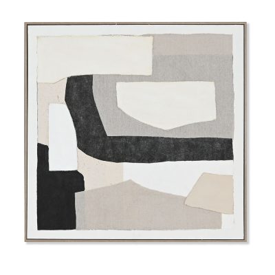 QUADRO abstrato cinzas